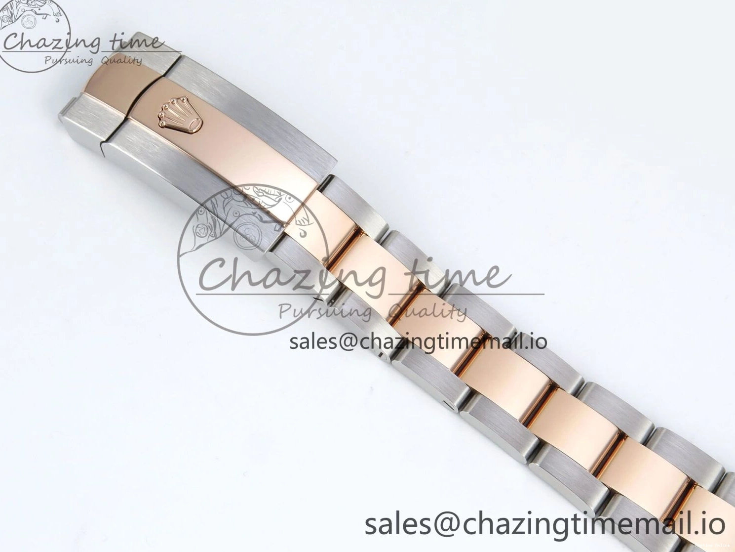 0216 DateJust 31 278271 ARF 1:1 Best Edition 904L Steel Brown Roman Diamonds Dial on SS RG Oyster Bracelet ETA SmartChoice 520